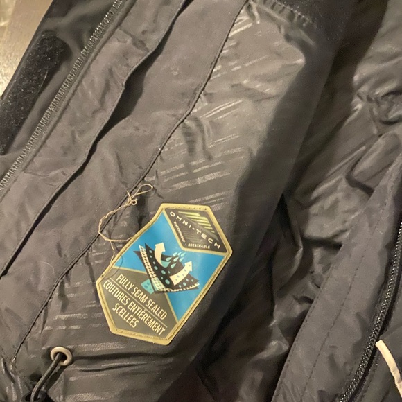 Columbia Black Jacket with Blue Accent - Picture 3 of 8